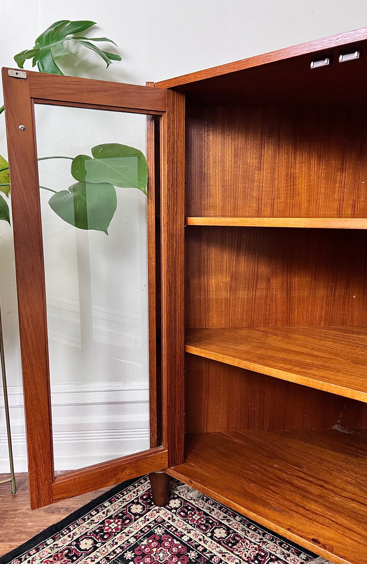The Ingrid Teak Corner Cabinet