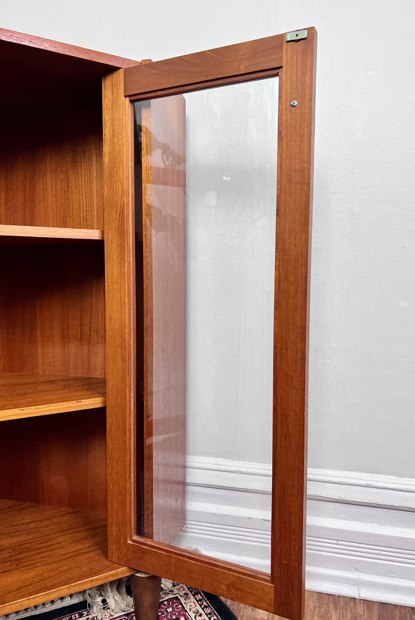 The Ingrid Teak Corner Cabinet