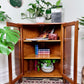 The Ingrid Teak Corner Cabinet