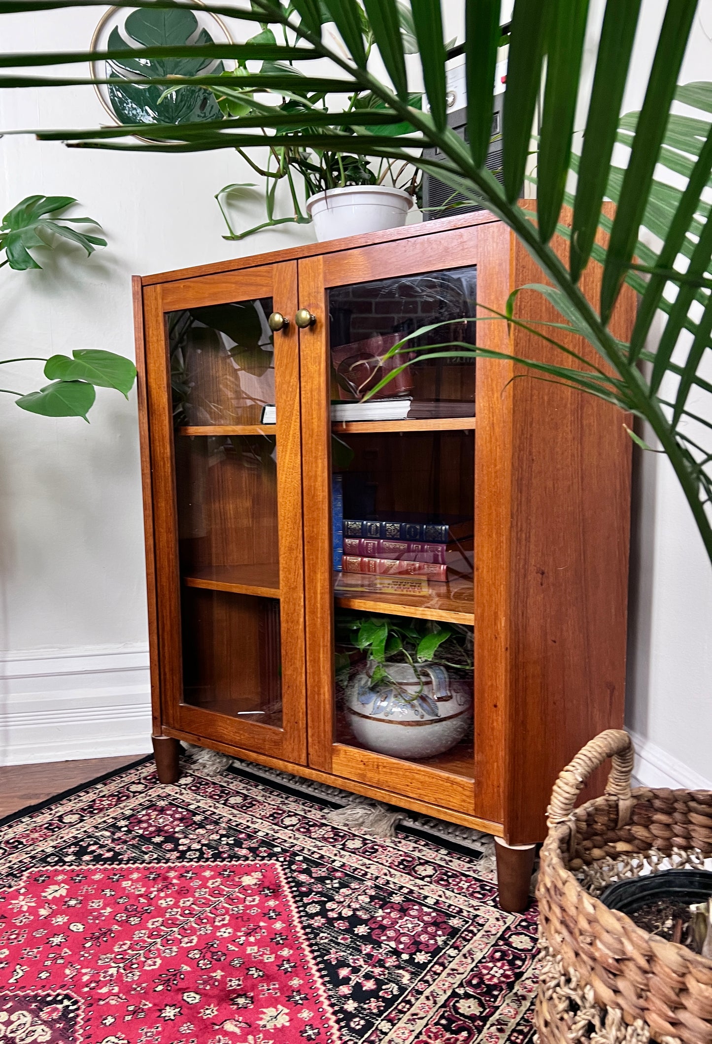 The Ingrid Teak Corner Cabinet