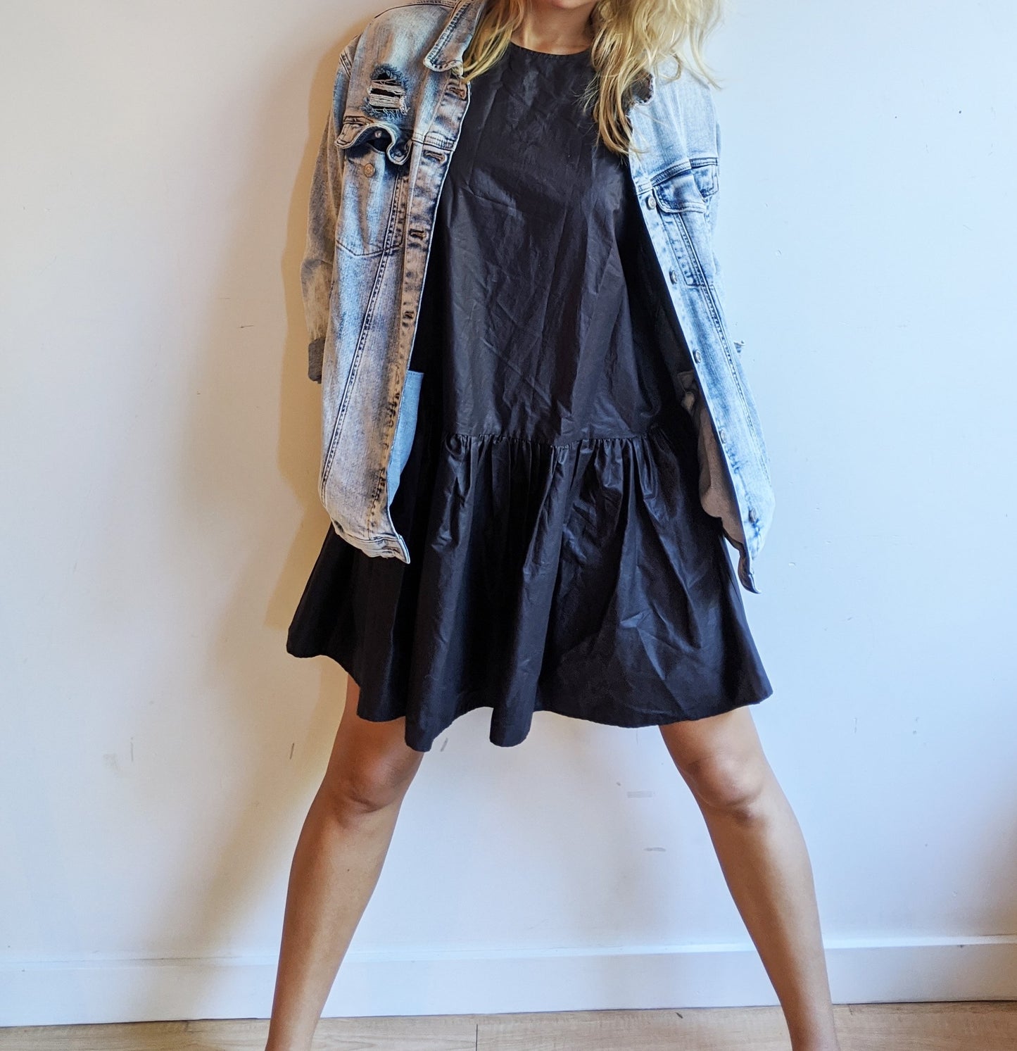 black dress womens 80s fashion 