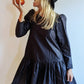 black dress womens 80s fashion 