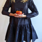 black dress womens 80s fashion 