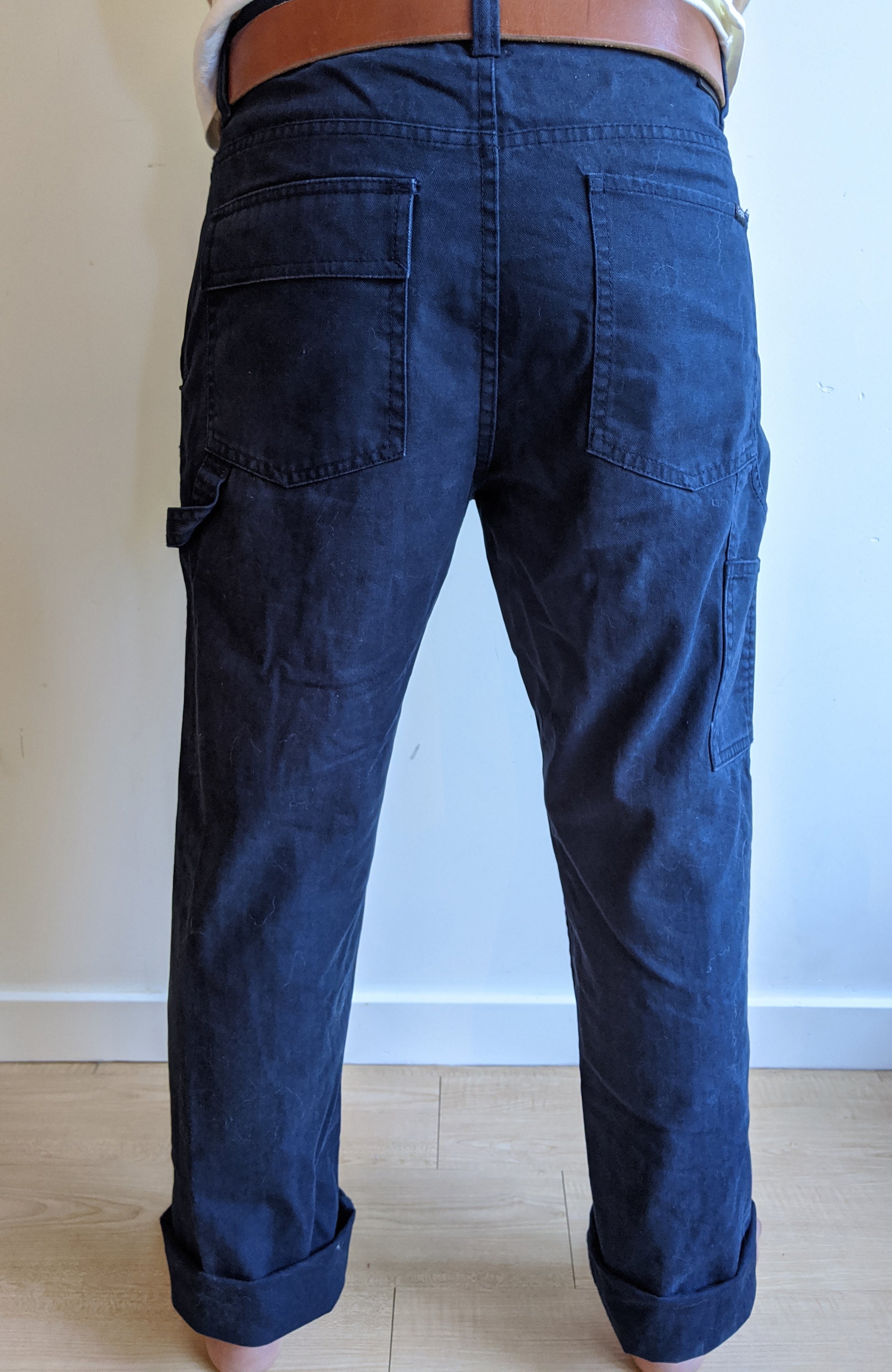 Mens Brixton Carpenter Pants Blue