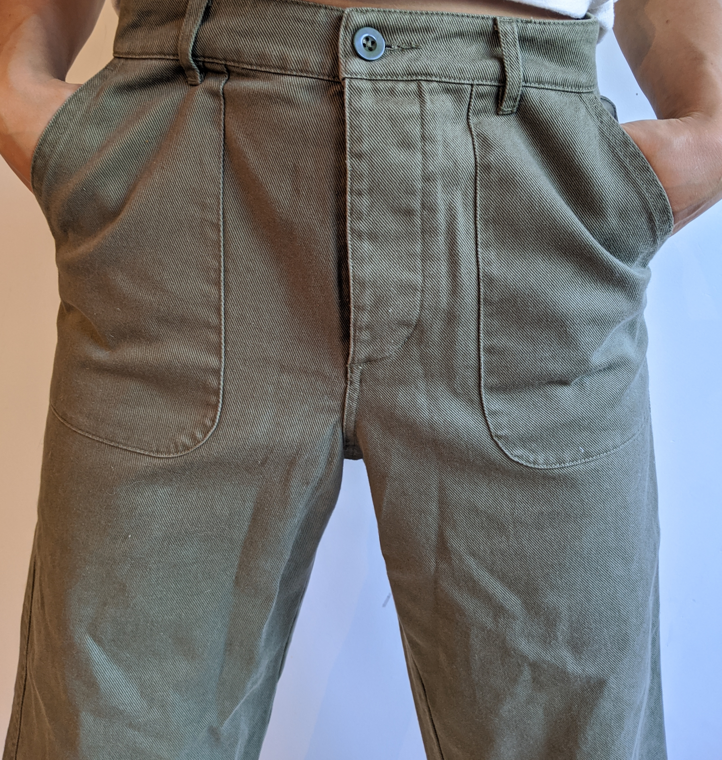 Fatigue Pants Olive Drab Vintage Unisex