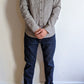Workwear Shirt Grey Hemp Mens Elbow Patch