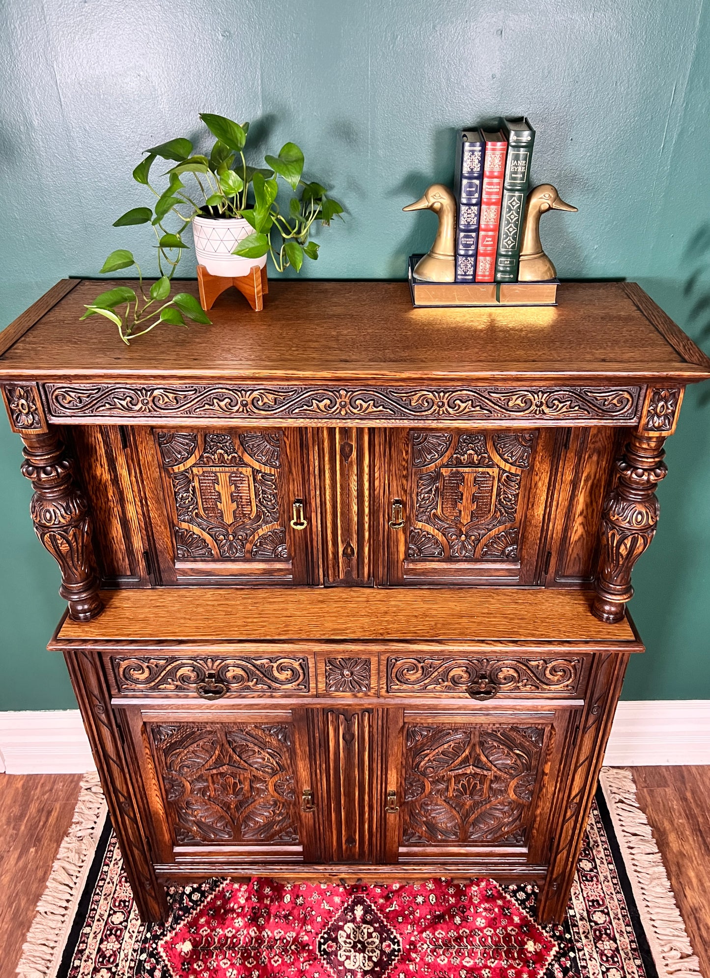 The Oak Shield Cabinet