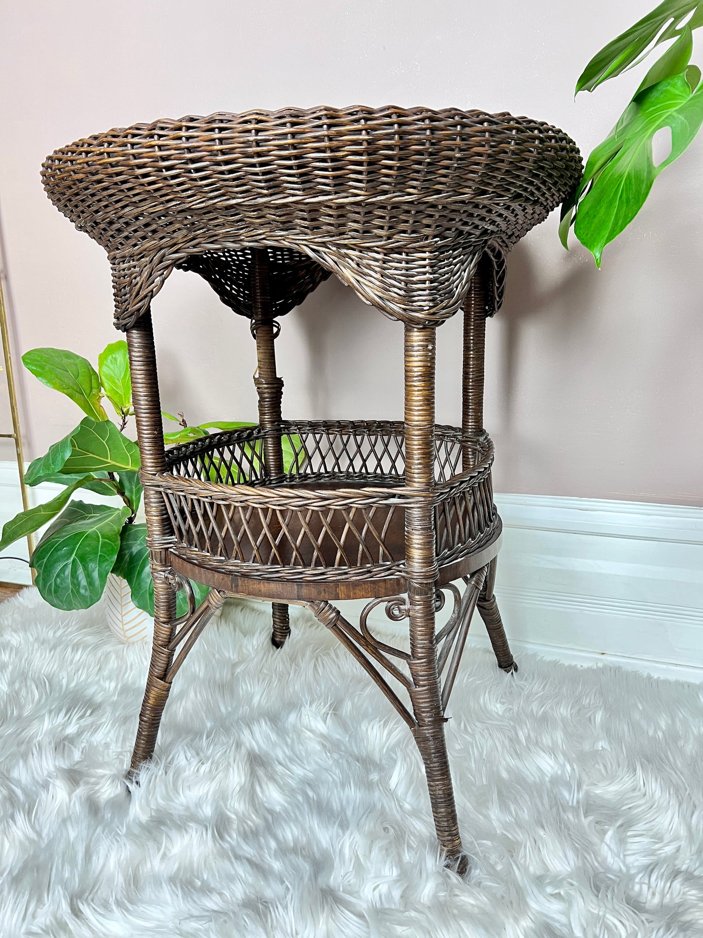 The Wimbley Wicker Table