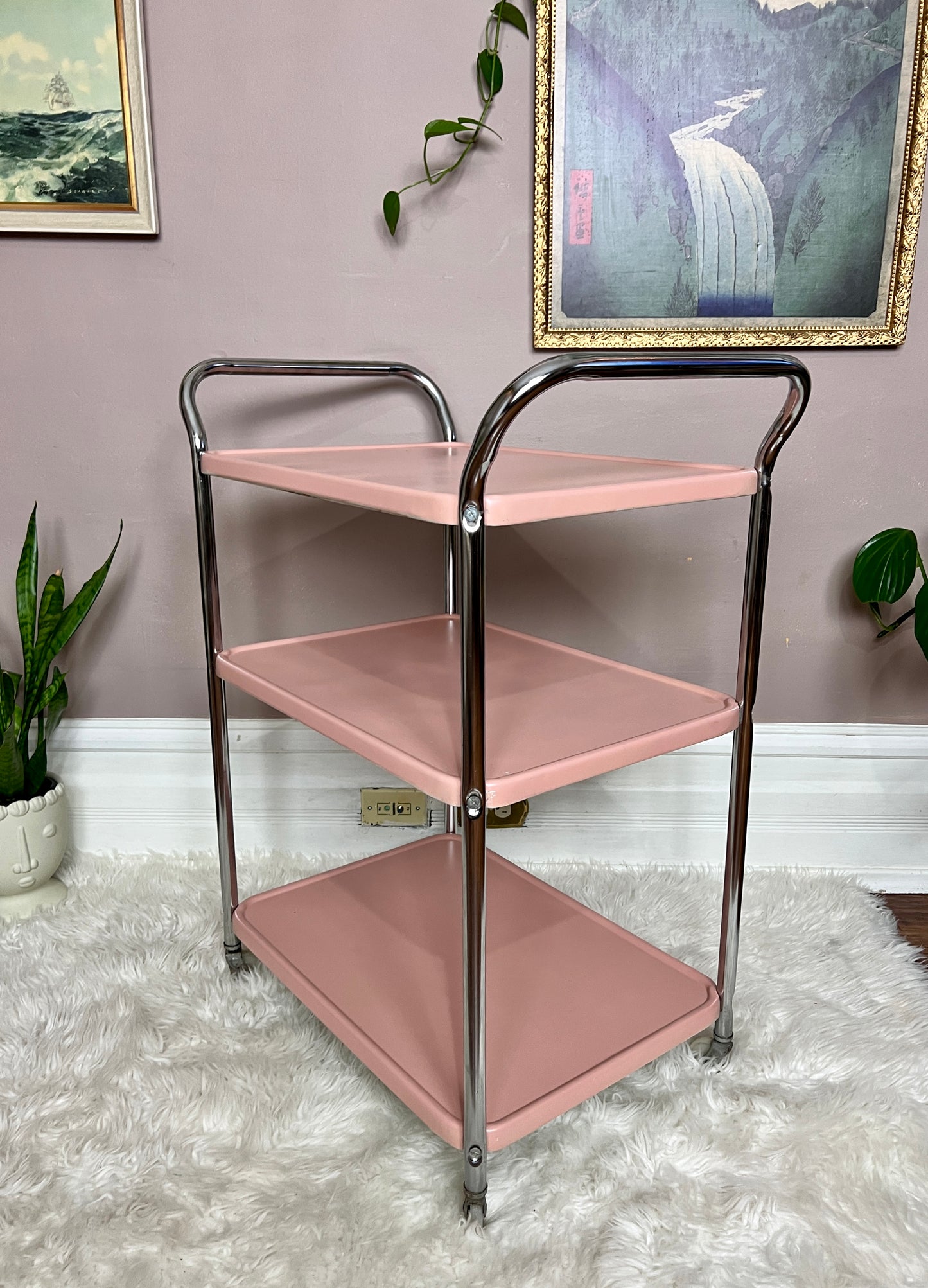 The Rustic Pink Cart