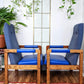 The Big Blue Armchairs