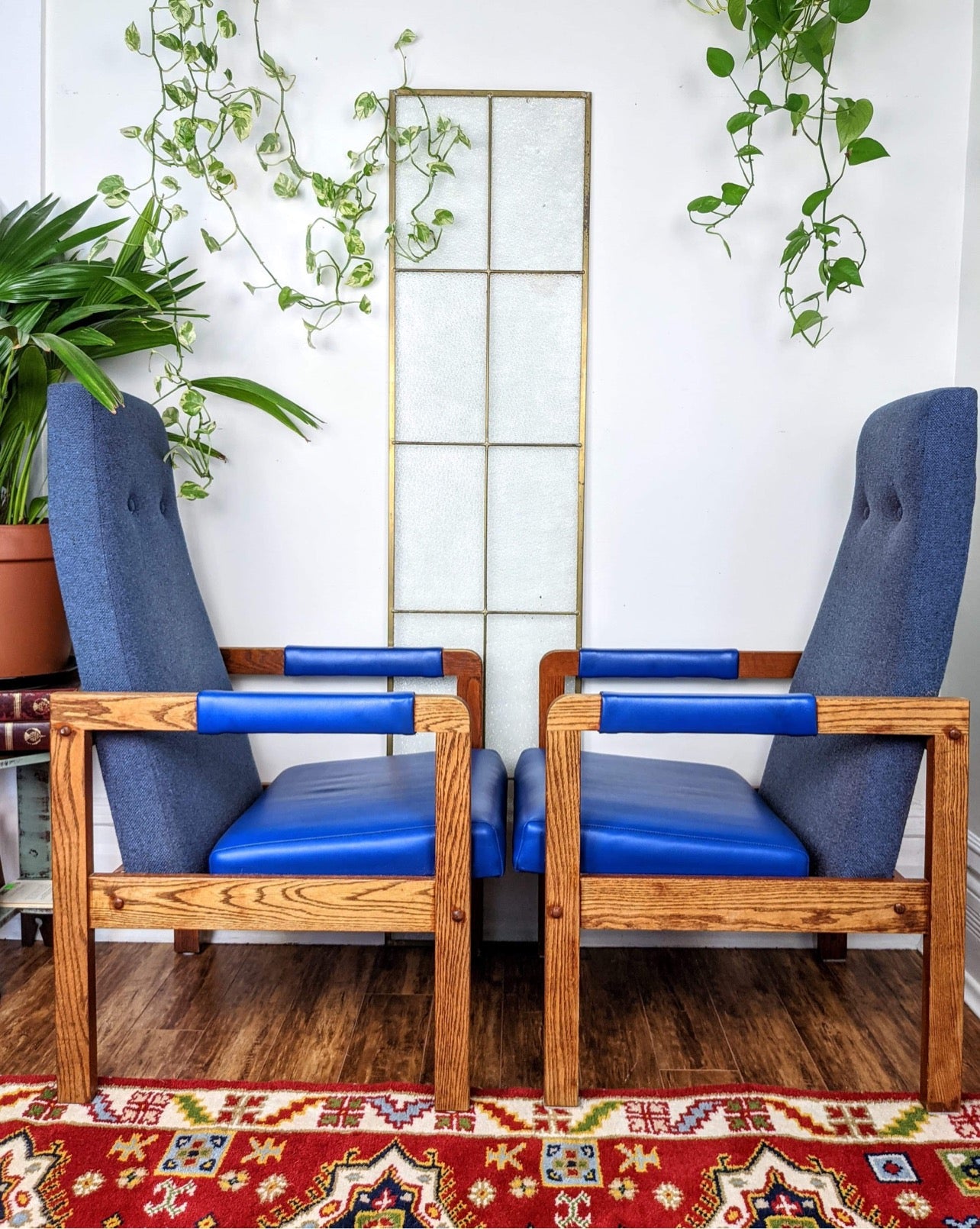 The Big Blue Armchairs