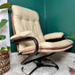 The Beige Leather Chair