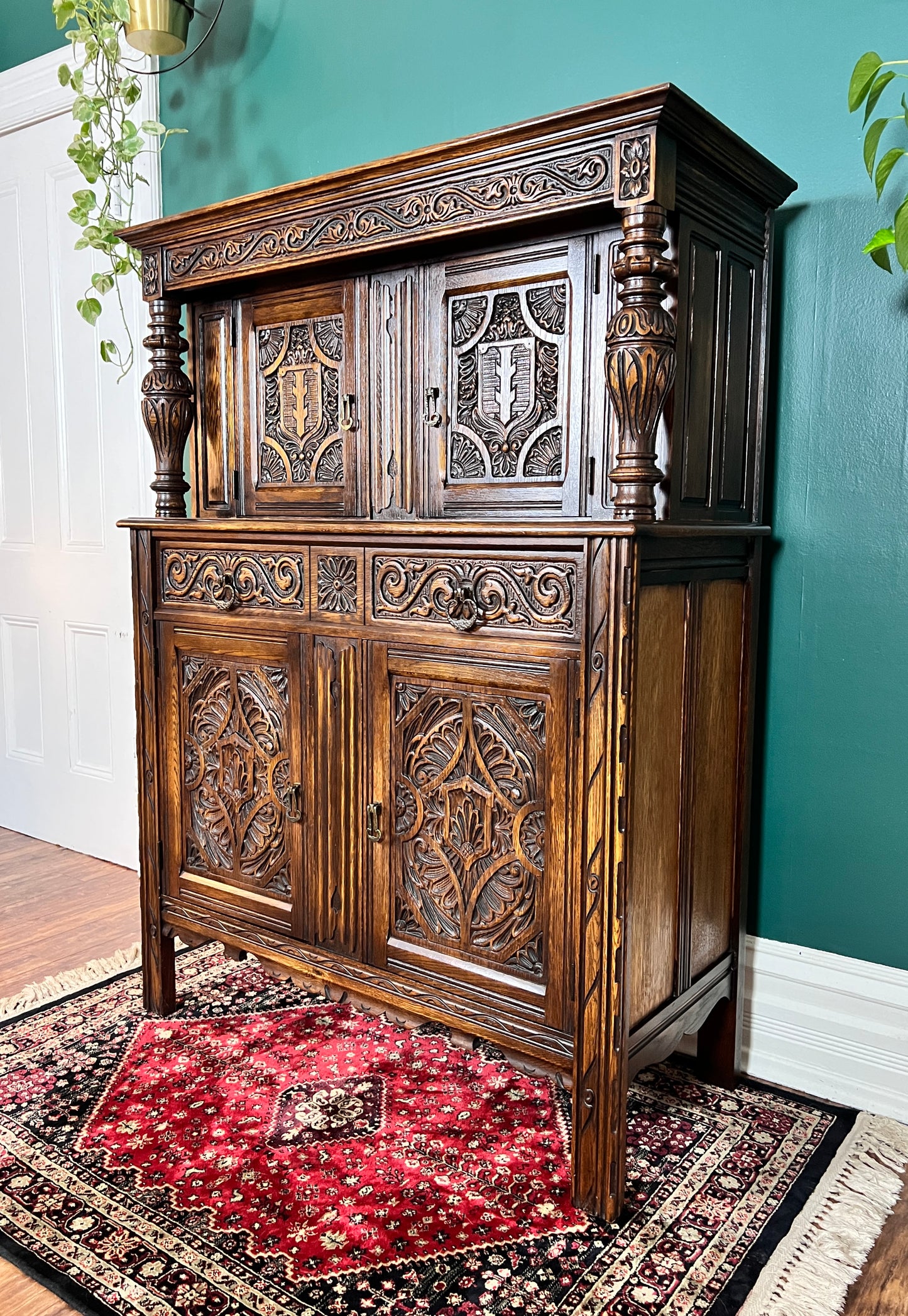 The Oak Shield Cabinet