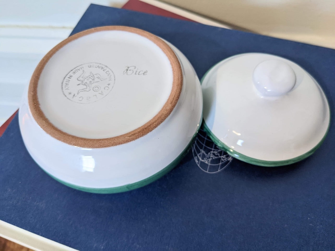 The Striped Sugar Bowl