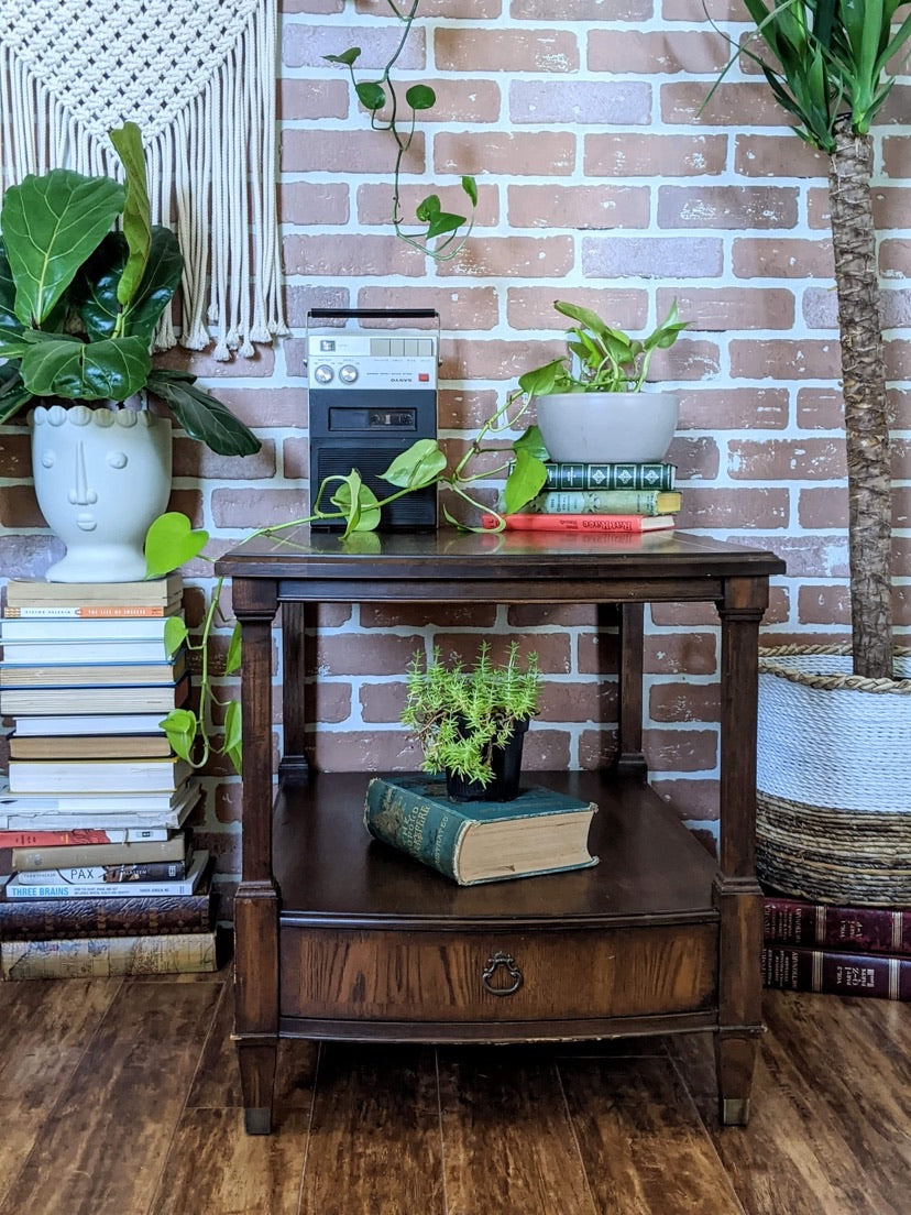 deila craft bed side tables brown vintage victoria bc furntiure