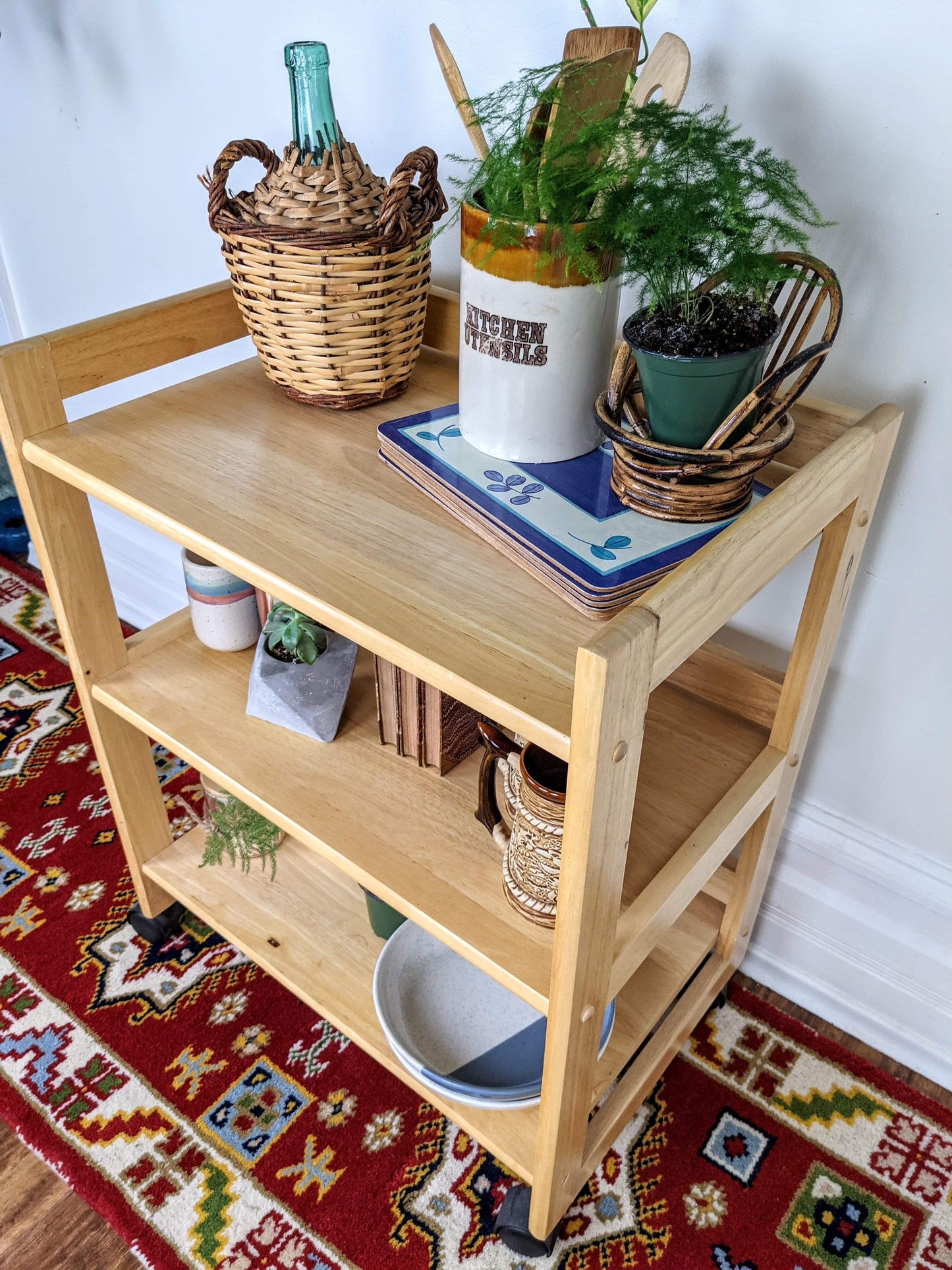 The Chamois Pine Shelf Cart