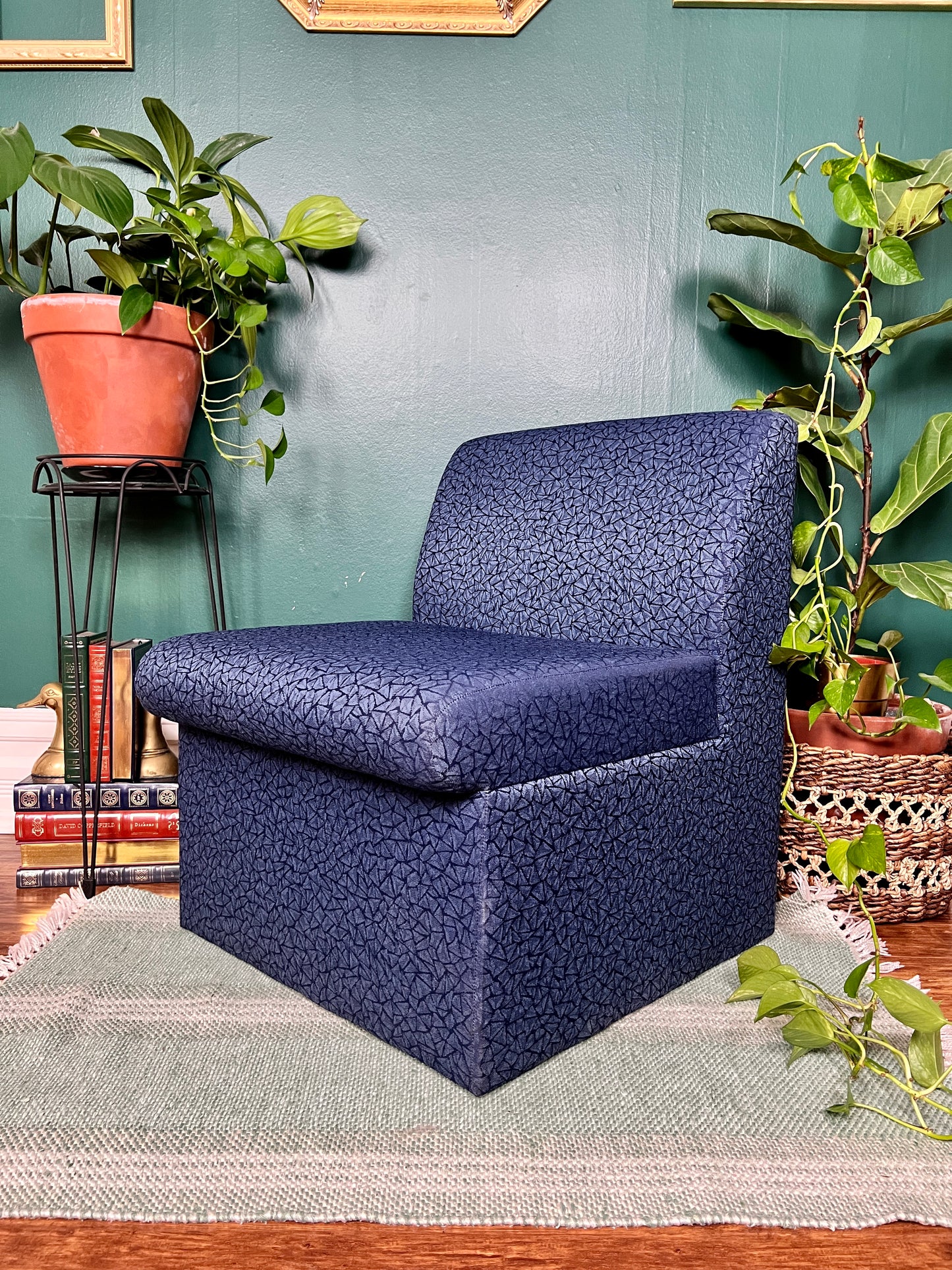 The Geo Blue Chairs