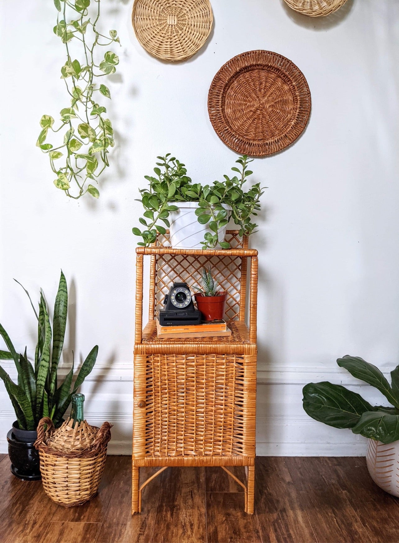 The Franco Wicker Side Tables