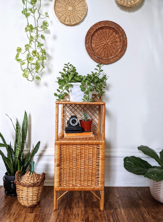 The Franco Wicker Side Tables