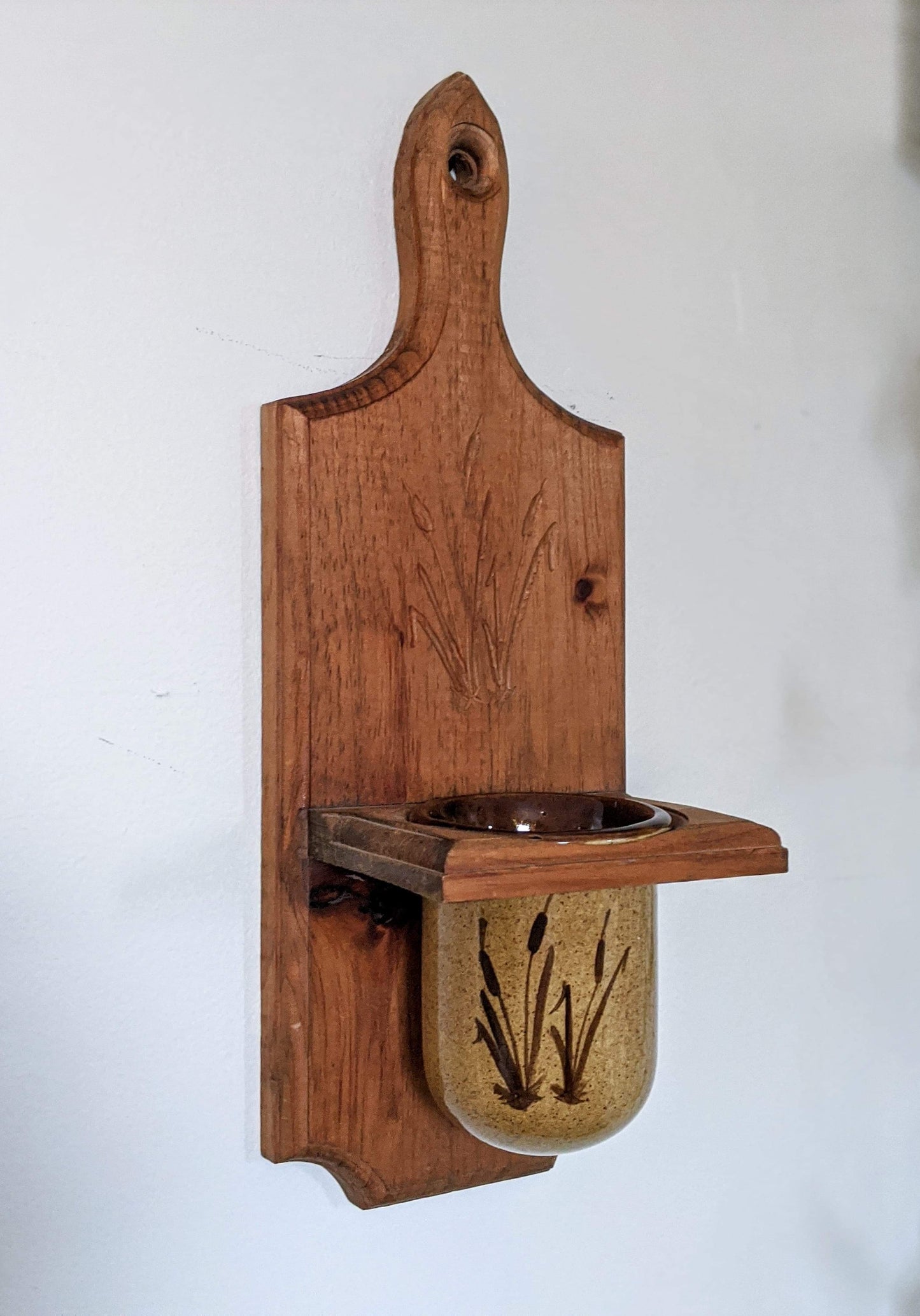 The Cat Tail Salt, Candle or Plant Holder