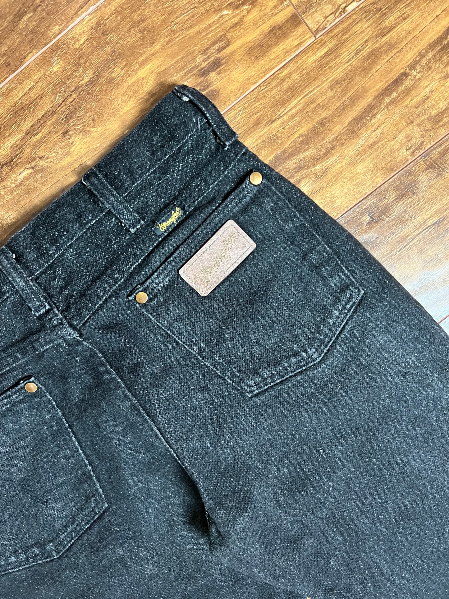 Vintage 80s Black Wrangler Jeans
