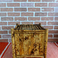 The Burnt Bamboo Square Planter