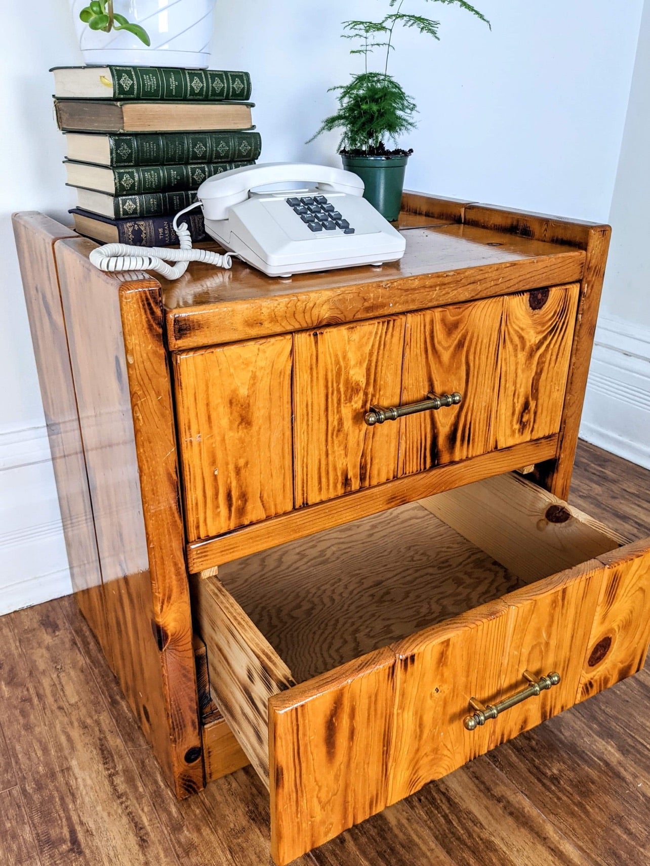 The Pinto Pine Nightstands