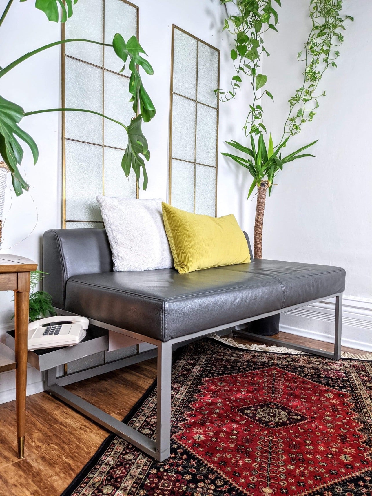 The Grey Aviator Sofa Bench