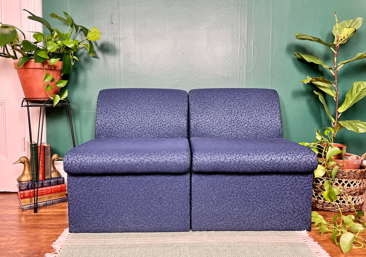 The Geo Blue Chairs