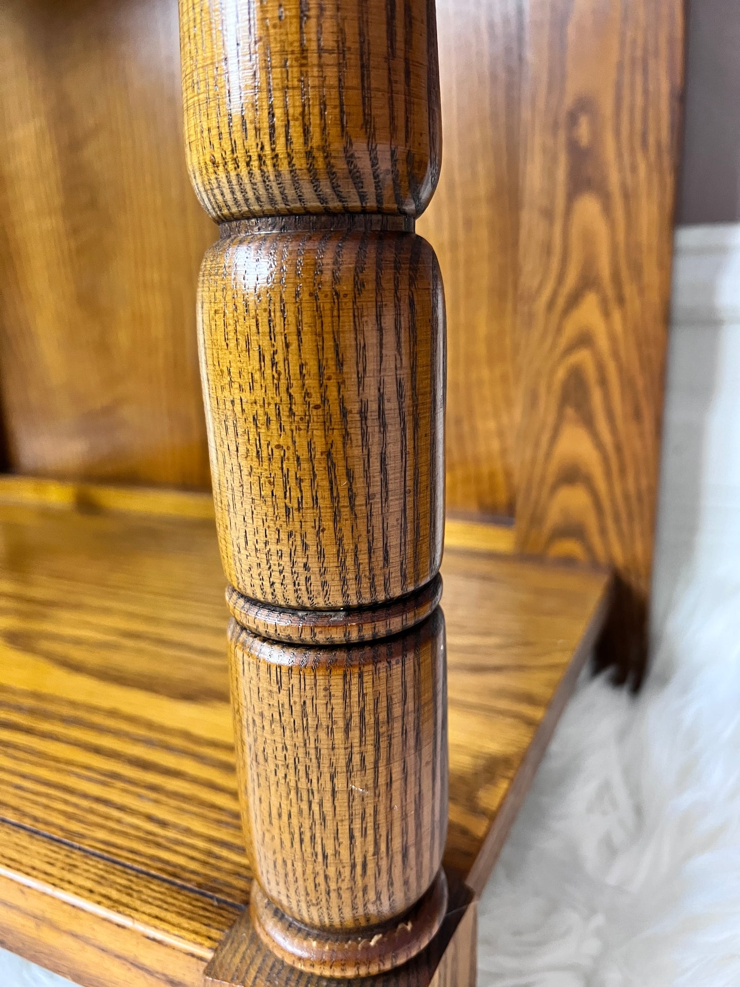 The Atlas Oak Hallway Table