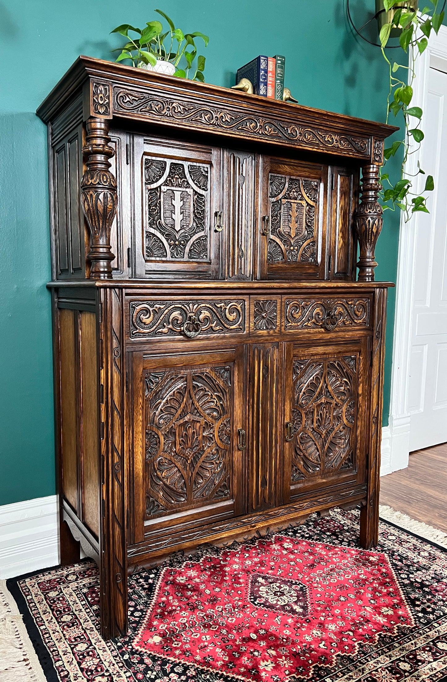 The Oak Shield Cabinet