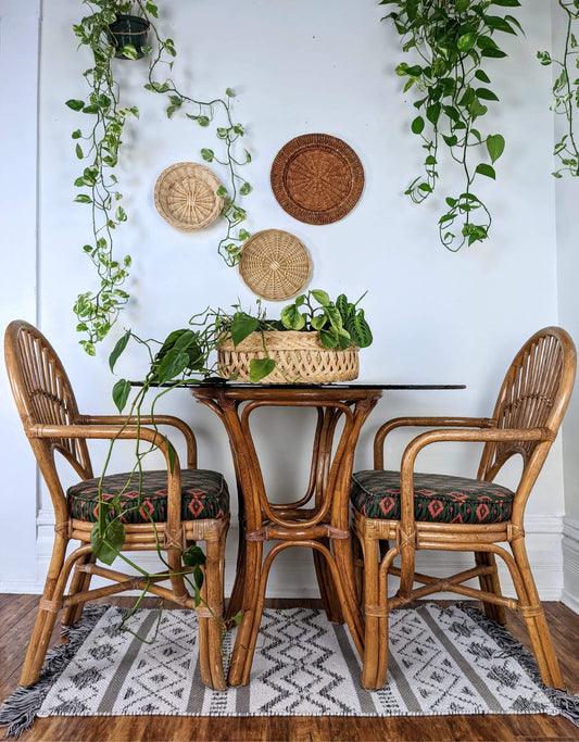 The Three Piece Rattan Set