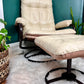 The Beige Leather Chair
