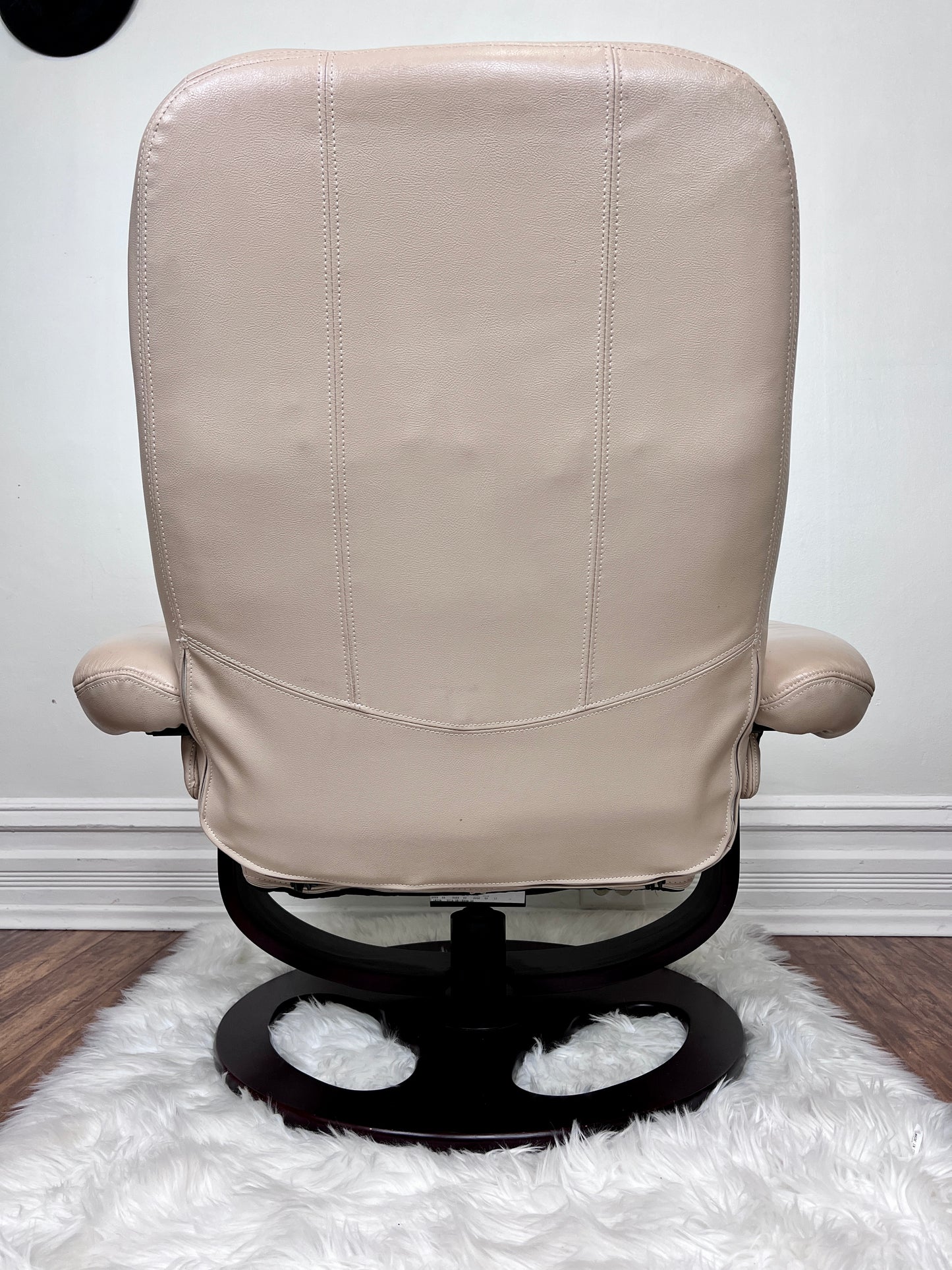 The Reginald Leather Chair & Ottoman
