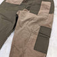 fatigue style pants patch pockets cargo pants army military streetwear corduroy