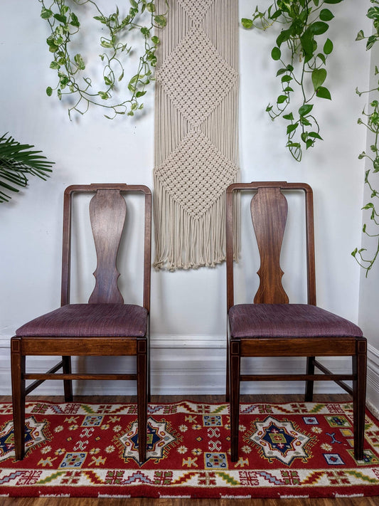 The Amethyst Chairs Without Arms