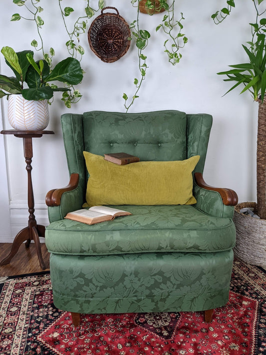 The Laurel Green Armchair