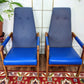 The Big Blue Armchairs
