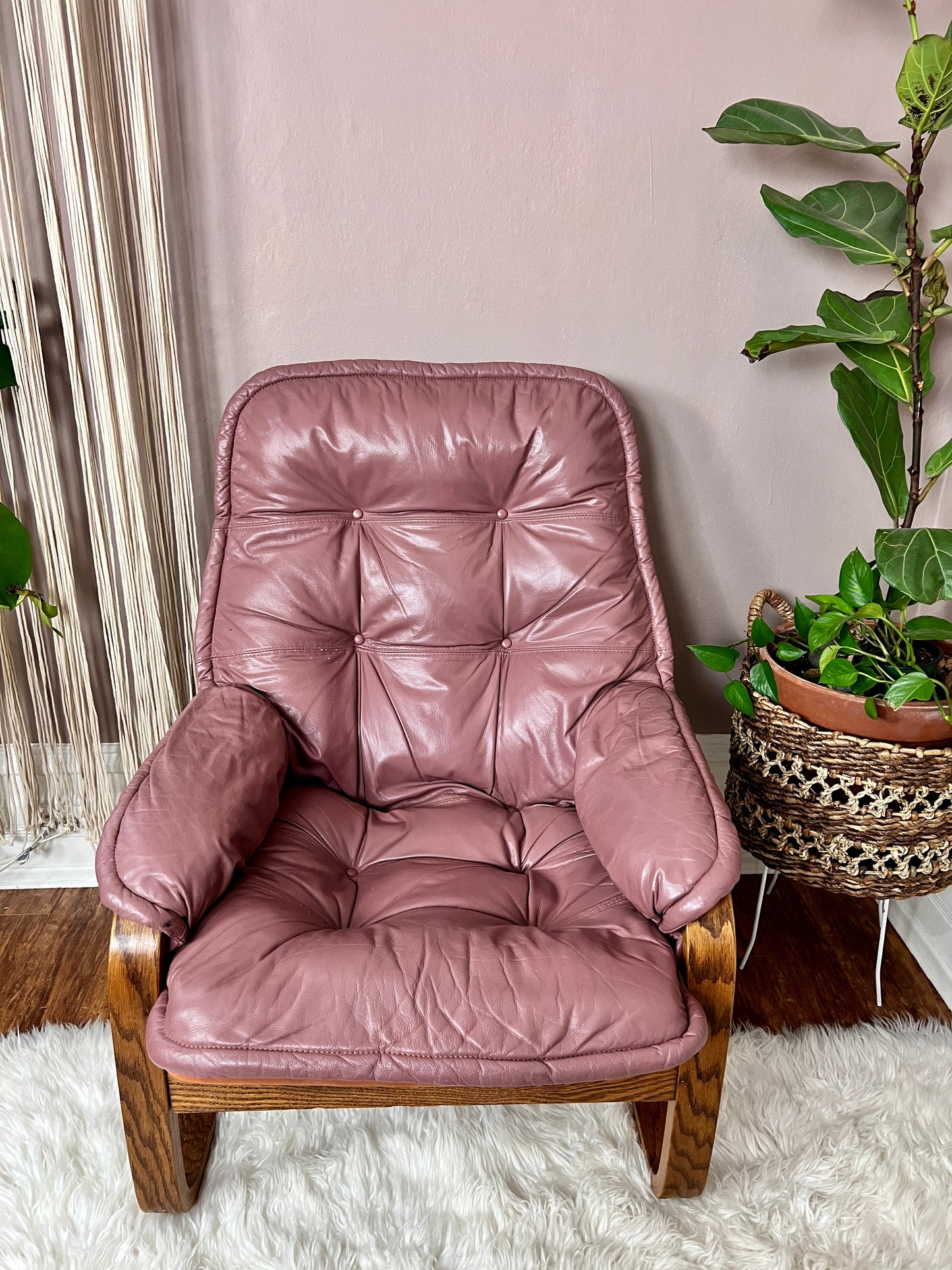 The Dusty Rose Armchairs