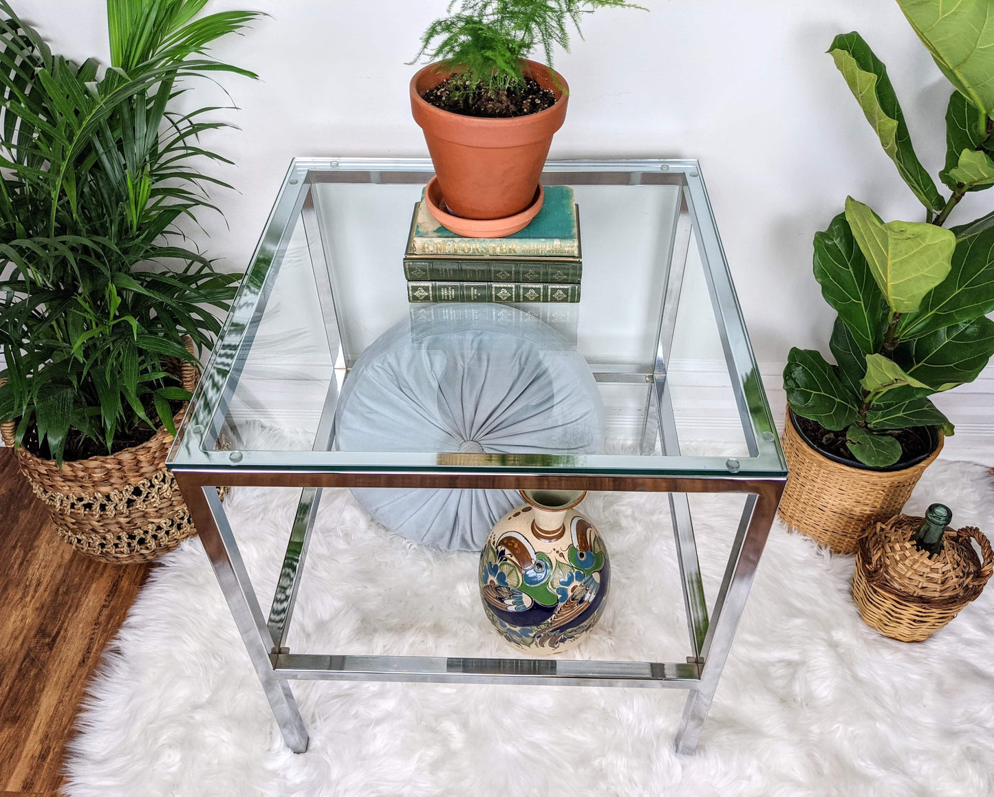 The Chrometastic Glass Table