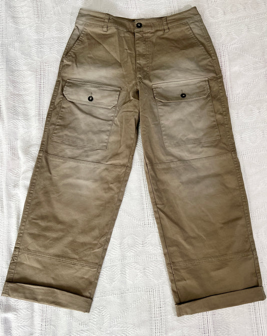 Faded Olive Cargo Pants