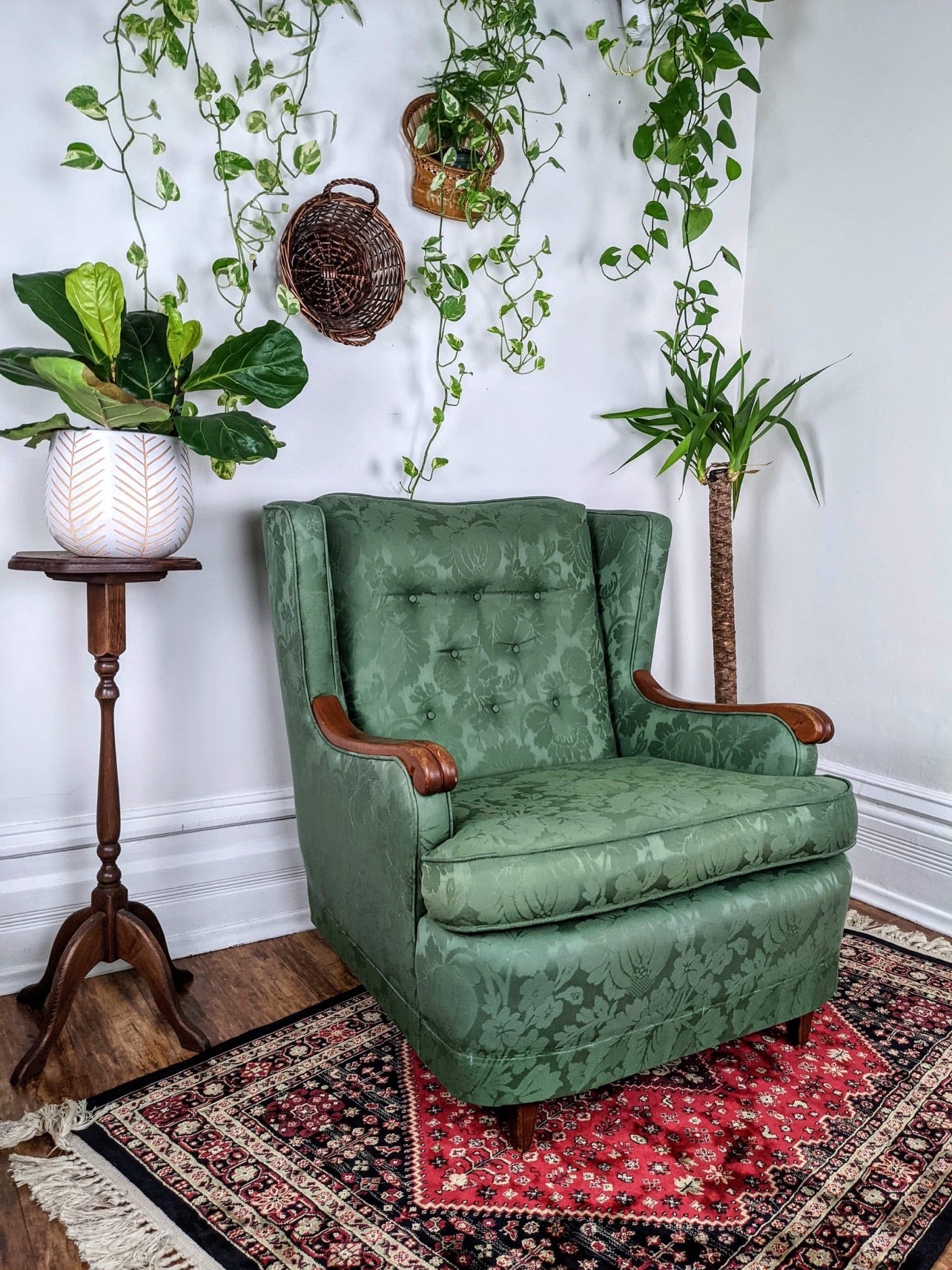 The Laurel Green Armchair