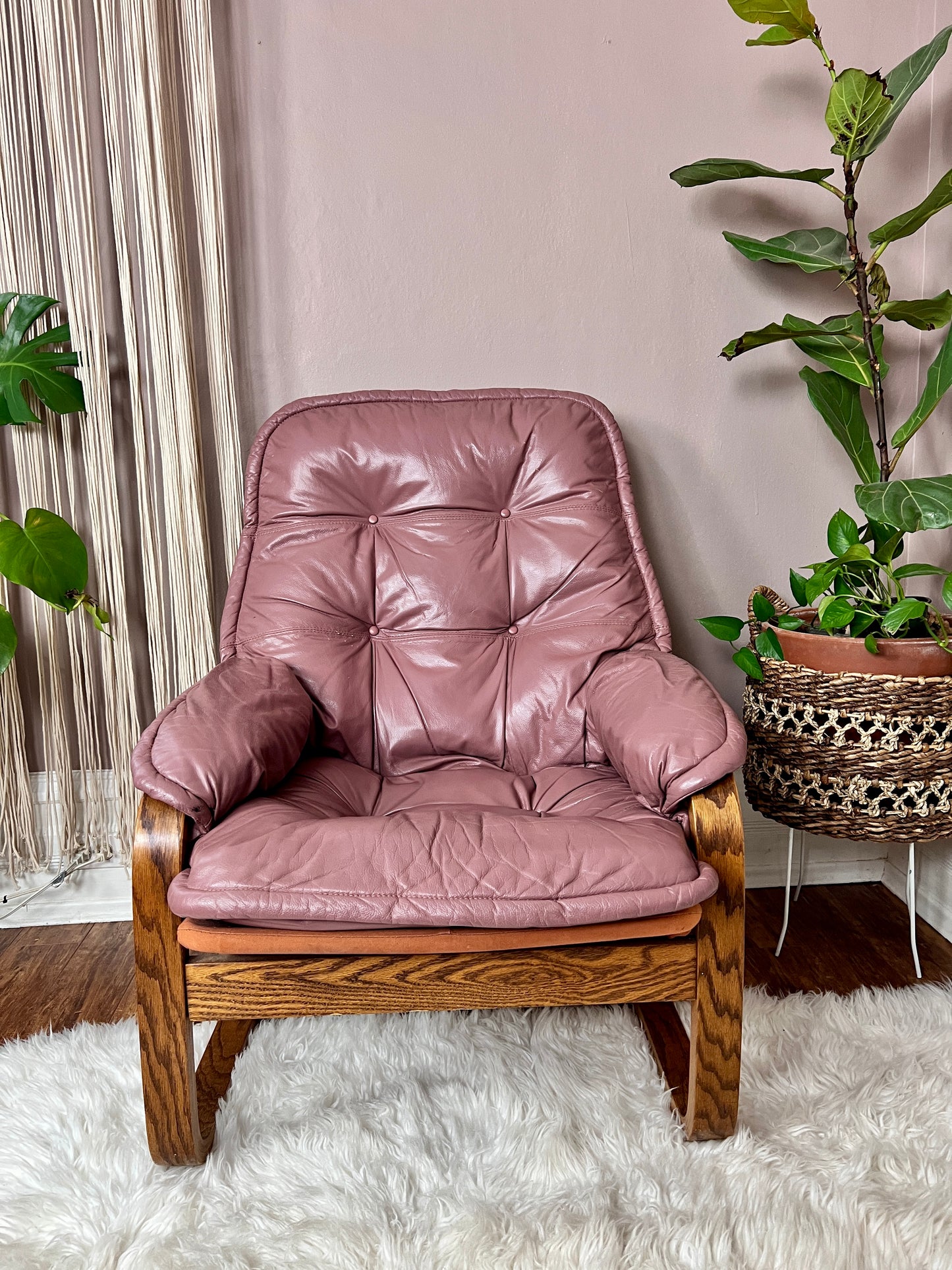 The Dusty Rose Armchairs