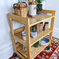The Chamois Pine Shelf Cart