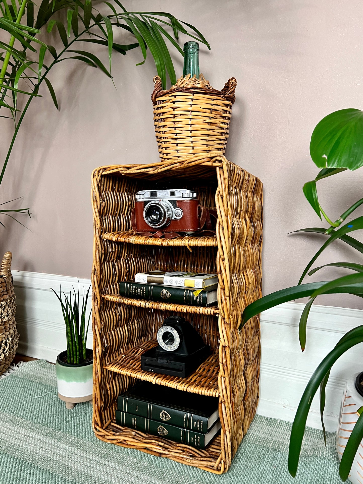 The Wilma Wicker Shelf Basket