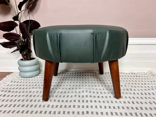The Mineral Green Ottoman