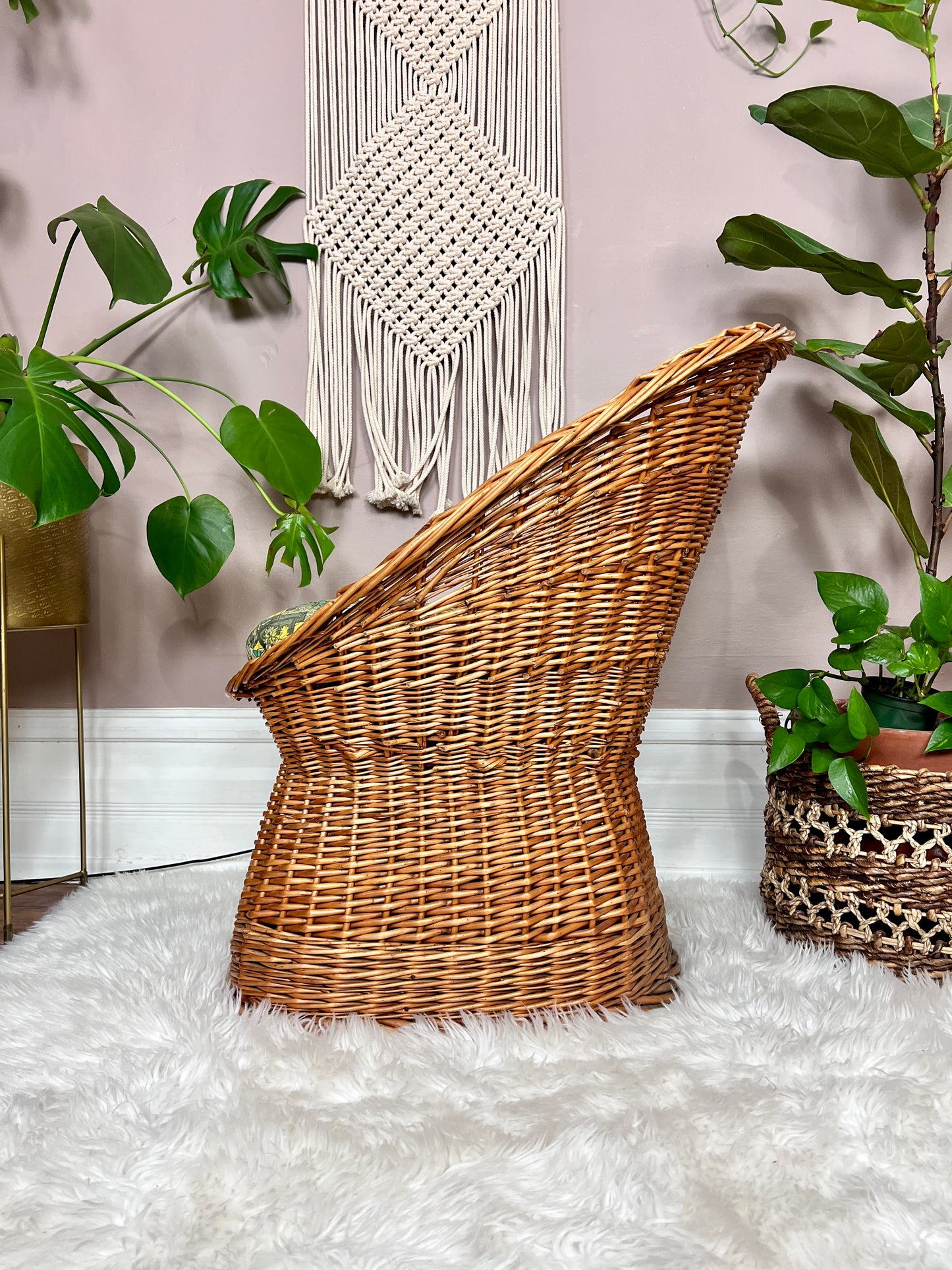 The Zoran Wicker Bucket Chairs