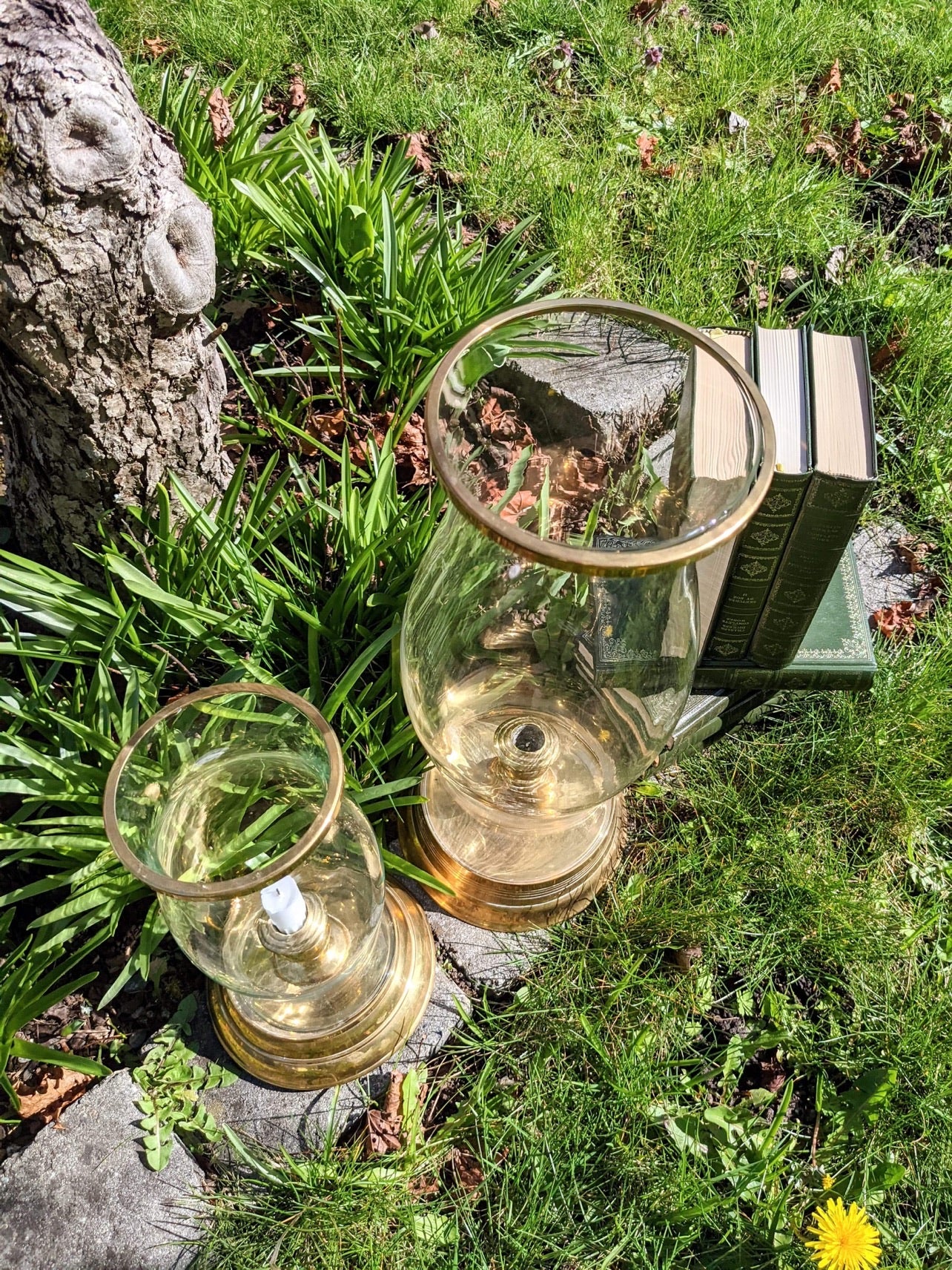 The Brass Candle Lanterns