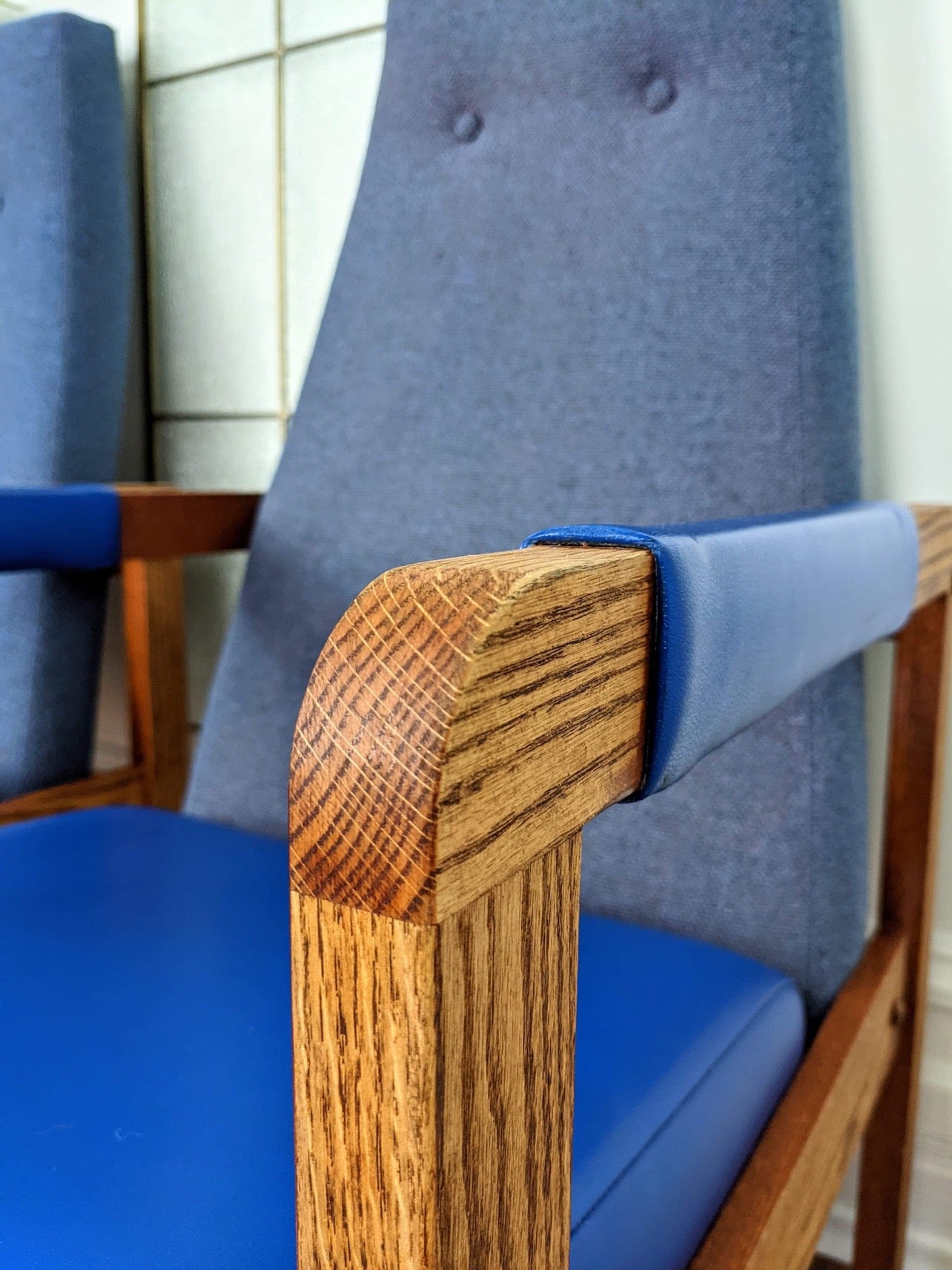 The Big Blue Armchairs