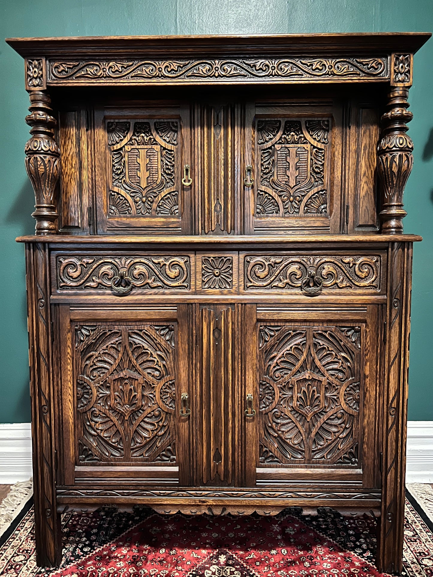 The Oak Shield Cabinet